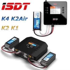 ISDT K4 K2Air K2 K1 Battery Balance Charger Discharger AC 400W DC 600W Smart Charger for Life/Lilon/LiPo/LiHv/Pb/NiMH Battery