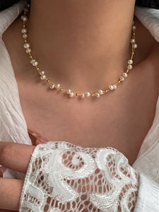 CAFFTI | Baroque Freshwater Pearl Exaggerated Necklace