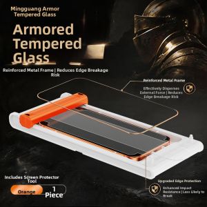 xilixili | 3D Curved Invisible Metal Frame AR Anti-Reflective Anti-Drop Full Screen Protective Film