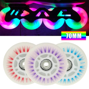Ban Sepatu Roda Karet PU / Roller Skating Wheels / Roda Sepatu Roda Led 90A