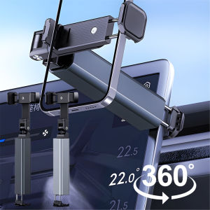 Portable Travel Phone Holder Desktop Adjustable Rotatable Cellphone Stands for Airplane Flight Train Foldable Seat Bracket