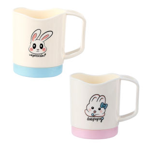 Cute Childrens Toothbrush Cup Baby Mouthwash Cup Boys Girls Toothbrush Holder Home Use Dental Care Tool Plastic Cartoon Style