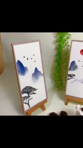 HIASAN DINDING JAPANESE ART WALLDECOR TEMA JEPANG 15X30 CM PAJANGAN MINIMALIS ABSTRAK TEMA JAPANESE
