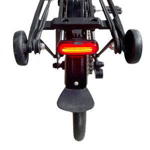 TWTOPSE Waterproof A C P T Line Bicycle Rack Light Mount Set For Brompton Folding Bike Original Standard Rear Holder 50 Lumen USB 6 Modes Taillight