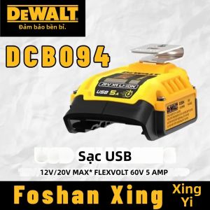 DeWalt | Bộ Sạc DEWALT DCB094K-XE 20V MAX Lithium Ion XR USB-C Bộ Sạc Cung Cấp Năng Lượng Phụ Kiện Dụng Cụ Điện Dewalt Có Cổng USB