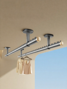 BIREN | Anti-wind Groove Balcony Mounted Ceiling Drying Rack
