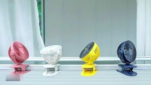 Portable USB LED Night Light Rechargeable Wireless Mini Clip Fan 30000mAh / 50000mAh