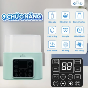 Máy hâm sữa đa năng 6 in 1 Gluck GN09 – hâm sữa hâm thức ăn tiệt trùng đun nước giữ ấm rã đông