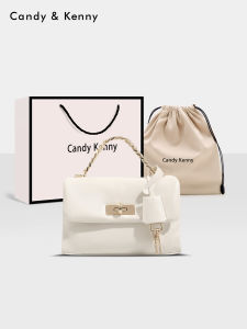 Fashionable Versatile Small Square Bag Womens Crossbody Shoulder Bag Simple High-End Candy&Kenny Official Website 2025 New Model