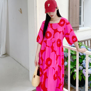 Western Style Nightdress for Women Summer Tea Dress Dress Womens Rayon Small Fashion Elegant Dress Beach Cotton Silk Skirt