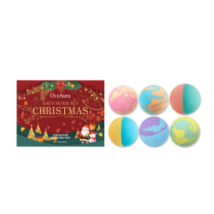 6/12/18pcs Bath Bombs for Kids With Surprise Bubble Bath Ball Anti Fatigue Relaxing Body Care Spa New Year Christmas Gift Set