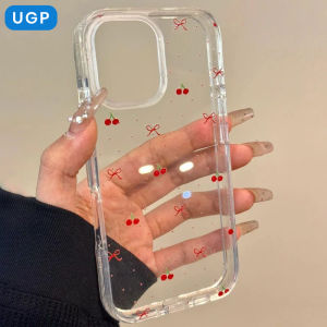 2025 New Apple 17Promax Compatible Transparent Silicone Phone Case Women Full Cover No Lens Protection Cute Simple Style