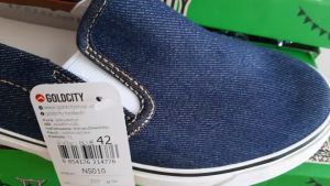 รองเท้าผ้าใบโกลซิตี้ รุ่น NS010 พร้อมกล่อง Size 37-45สลิปออนแท้