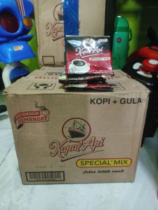 kopi kapal api spesial mix/kopi instan/ 1 dus isi ( 10 renceng x 10bks x 23 gr/Dus)