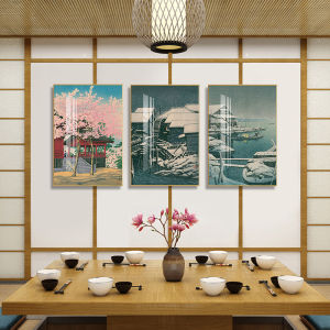 ZHIZHOU | Japanese Style Framed Artwork Ukiyo-e and Wind