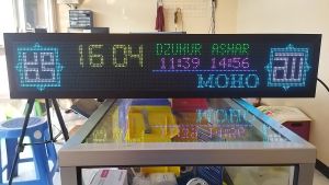 Jadwal Sholat Rgb 20x100cm P5 Wifi Android New