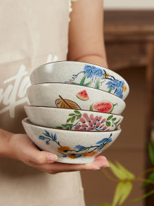 Glazed Undercolor Small Ceramic Bowls for Home Use