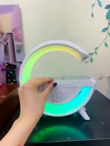 Loa bluetooth tích hợp sạc không dây đèn ngủ thông minh với nhiều hiệu ứng ánh sáng độc đáo