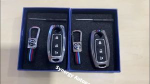Casing Metal Elegant Kunci Remote Nissan Livina 3 Tombol