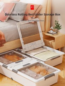 Zhifan | Wheeled Flat Underbed Storage Drawer