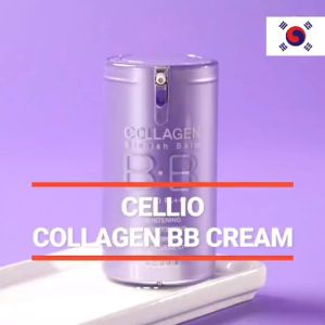Kem nền BB Cream Collagen Cellio SPF 40 PA++ Hàn Quốc giúp da trắng sáng Căng da và se khít lỗ chân lông và chống nắng hiệu quả 40g