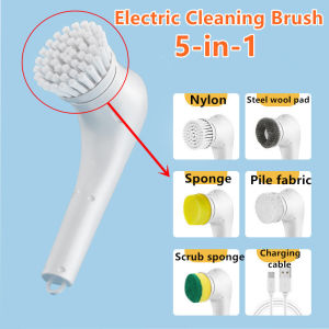 Kitchen Electric Cleaning Brush Multifunctional Handheld Wireless Cordless Clean Spin Scrubber Brush Household
