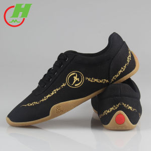 Giày Tập Tai Chi Vải Cotton Màu Đỏ Giày Thể Thao Nam Nữ Đế Bằng Thoáng Khí Giày Võ Thuật Chống Mài Mòn Giày Vải