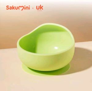 Sakumini Silicone Suction Bowl Mangkuk Silikon Training Anak