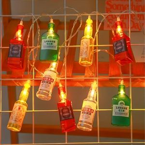 1pc LED Beer Bottle String Lights Wine Bottle String Light for Indoor Bars Walls Party Home Birthday ChristmasBattery Powered