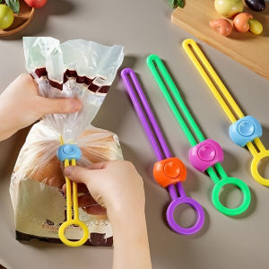 1/5/10pcs Portable Bag Storage Sealing Clips Random Color Snack Grain Preservation Cable Clips for Home Kitchen Office