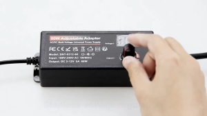 ALITOVE Universal AC to DC Power Supply | 60W 4V-12V Adjustable | 14 Tips & Polarity Converter | Maximum support of 5A