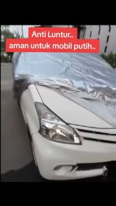Sarung Cover Mobil CITY HATCHBACK Premium Bahan 100% Polyester Anti Luntur aman Untuk Mobil Putih