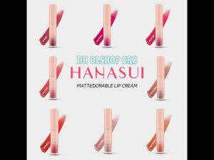 HANASUI Mattedorable Lip Cream Matte | Lipstick Cair Mate BPOM ALL VARIAN (NORMAL & BOBA EDITION)