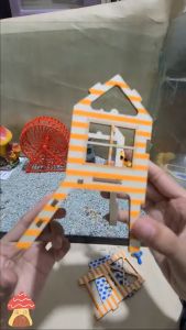 Hamtoro Puzzle Rumah Kayu Mainan Hamster Interaktif Lucu dan Berkualitas
