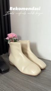 PINKEY P267 Sepatu Boots Murah Wanita Import Terkini Flat Terlaris