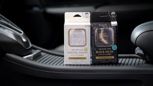 AQUABLANCE Car Diffuser (Car Vent Clip + 2 Refills) Car Air Freshener – Perfect for Cars & Fans | Black Musk Fragrance Set