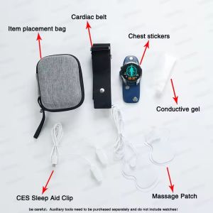 Nursing Level Pulse Therapy Electrotherapy Smart Watch CES Sleep ECG+PPG Blood Pressure Blood Lipid Uric Acid Call Health Watch
