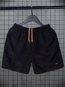 Quick-Drying Lightweight Mens Casual Shorts for Summer Fashionable Embroidered Beach Pants with Medium Low Waist