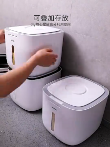 Kitchen Nano Rice Container Bucket Rice Bucket Box 5Kg 10Kg Christmas Xmas Gift Gifts Presents