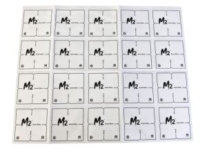 sticker for carpet tiles installation