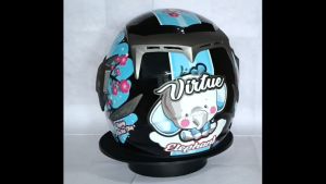 VIRTUE Helm Motor SNI Anak Remaja Cewek Busa Tebal Elephant Karakter