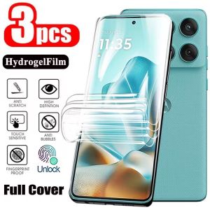 3Pcs Hydrogel Film For Motorola Edge 60 5G Screen Protector For Moto Edge 60 Fusion 60 Pro