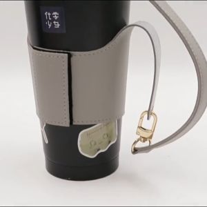Sarung Tumbler Cover Handle Tumbler Cup Sleeve Leather Kopi Gelas Holder