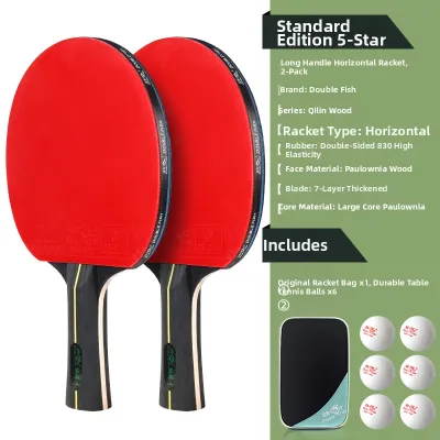 Double Fish | Professional Training Competition High Bounce Table Tennis Racket