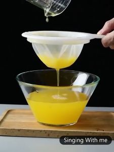 STRAINER Saringan Kain Nilon Gagang Susu Kacang Kedelai Jus Kopi Teh
