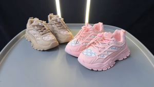 youNme Korean Rubber Shoes For Kids Girls Chunky Sneakers Fashion Causal Sapatos 3 To 10 Years Old