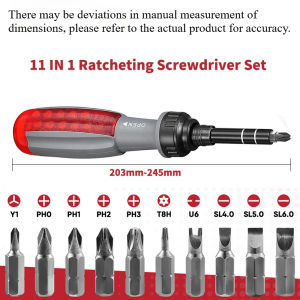 Screwdriver Labor-saving Ratchet Screwdriver Set Slotted Household Tool Multi-function Magnetic Screwdriver Telescopic Labor