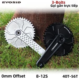EVOSID Xe Đạp Đường Bộ Chainwheel 40-56T 8-13S Đóng Chuỗi Nhẫn Xích Đá Hẹp Răng Rộng Gắn Trực Tiếp Bánh Xích Cho Xe Đạp Gấp Hợp Kim Nhôm