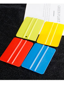 Invisible Car Wrap Film Application Tool Quad Square Wool Felt Scraper Automobile Color Change Film Tool Auto Beauty Care