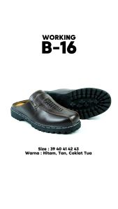 Working Sneakers For You Sepatu Slip On Pria Code B-16 Size 39 - 43